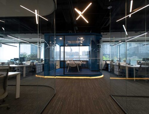 دفتر مرکزی گروه صنعتی بستانچی اثر سروش روغنیان و الهه موسوی، فینالیست و راه یافته به مرحله‌ی دفاع از آثار دوازدهمین طراحی داخلی ایران بخش عمومی، 1403