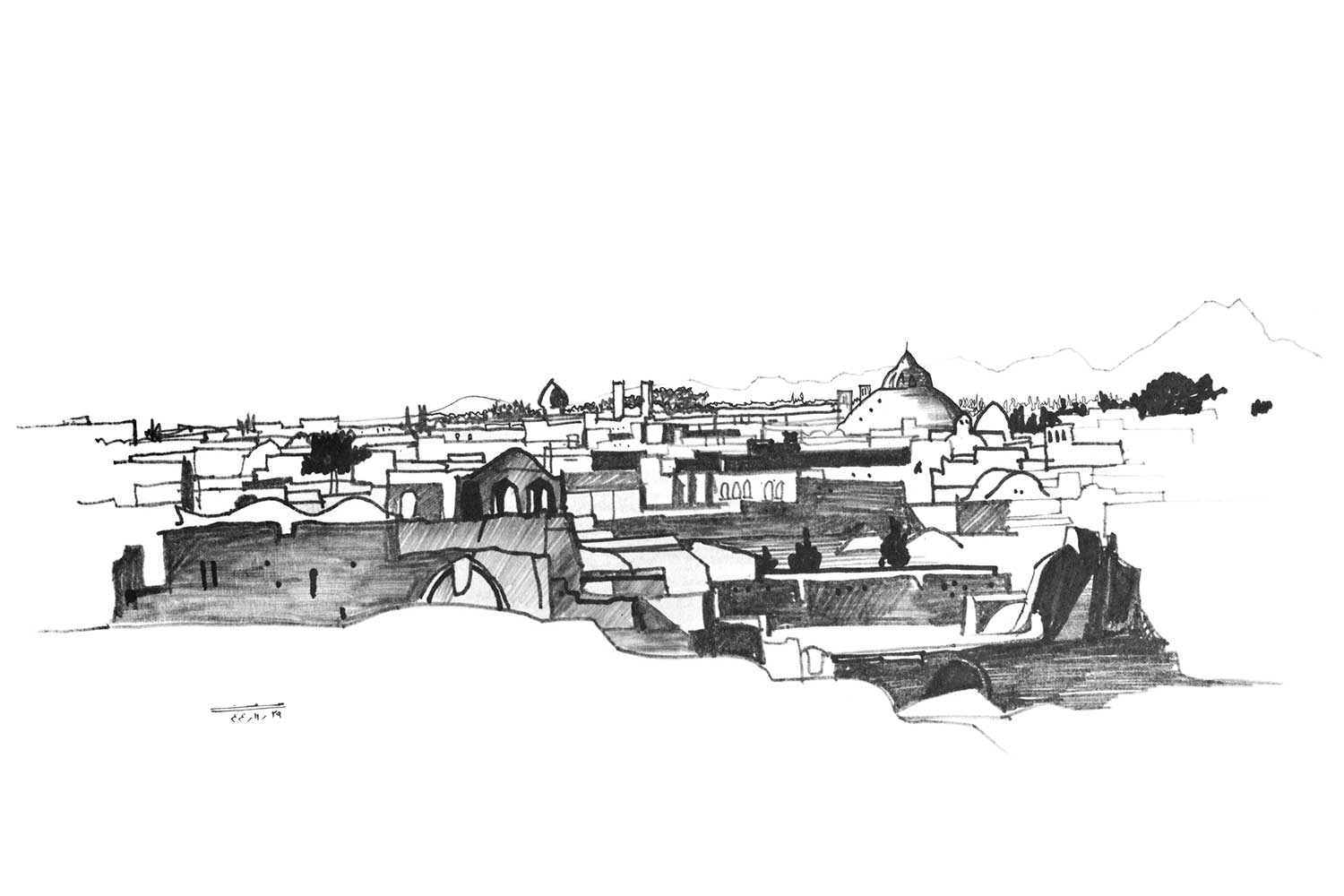 Sketches-of-Houshang-Seyhoun-3